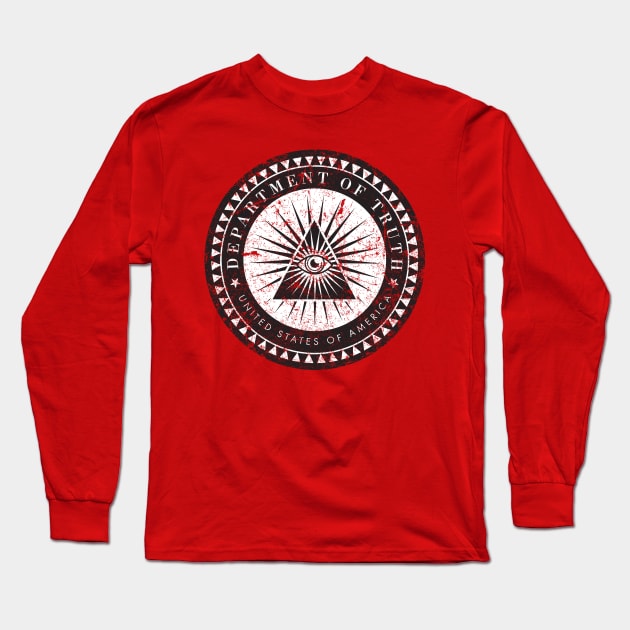 The Department of Truth Long Sleeve T-Shirt by MindsparkCreative